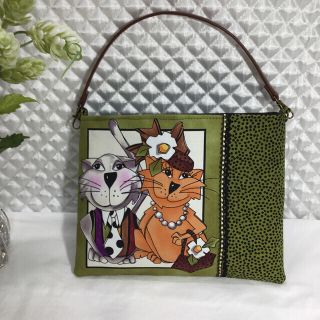 ロラライハリス   ハンドメイド　＊フラットポーチ＊Ａ(ポーチ)