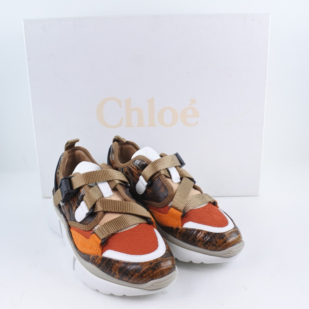 Chloe(クロエ)の【Chloe】クロエ CHC18A0511839V36W 茶 レディース スニーカー レディースの靴/シューズ(スニーカー)の商品写真