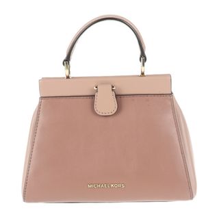 マイケルコース(Michael Kors)のMichael Kors マイケルコース  トップハンドル ハンドバッグ 30F8TZ6S1T レザー   ピンクベージュ系 ゴールド金具  2WAY ショルダーバッグ カデナモチーフ 【本物保証】(ハンドバッグ)