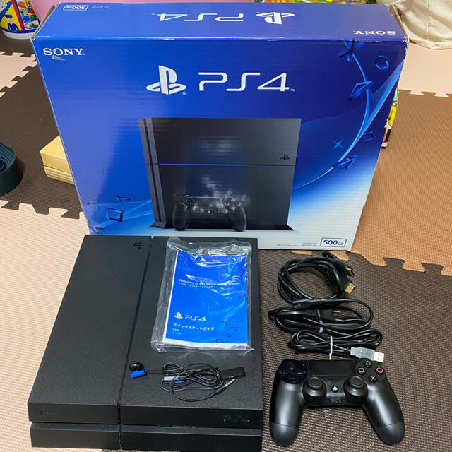 PlayStation4(プレイステーション4)のSONY PlayStation4 本体 CUH-1200AB01 エンタメ/ホビーのゲームソフト/ゲーム機本体(家庭用ゲーム機本体)の商品写真