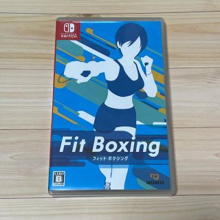 ニンテンドースイッチ(Nintendo Switch)の【美品】Fit Boxing フィットボクシング(家庭用ゲームソフト)