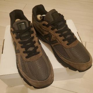 茄子紺 new balance 990 v4 MG - スニーカー