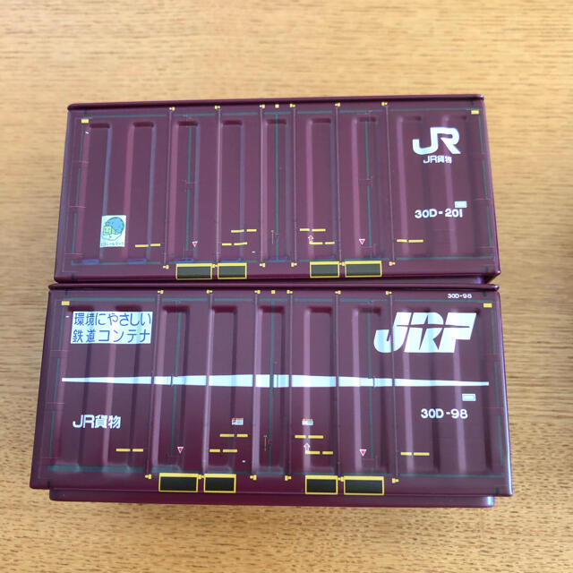 ブリックコンテナ JR 貨物 4個セット セリア エンタメ/ホビーのおもちゃ/ぬいぐるみ(鉄道模型)の商品写真