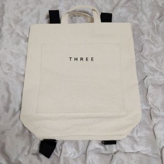 スリー(THREE)のTHREE　ノベルティ　バッグ(ノベルティグッズ)