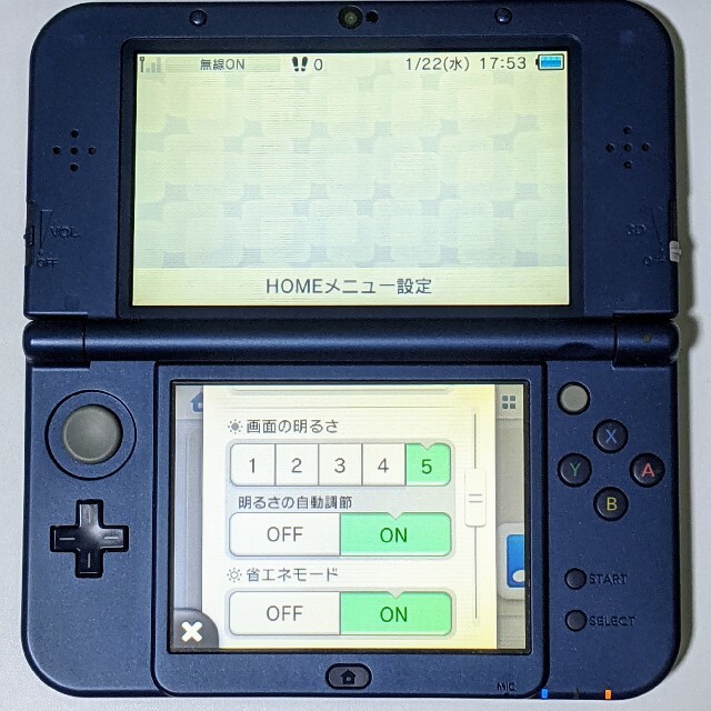 Nintendo 3DS NEW ニンテンドー 本体 LL メタリックブルー 3