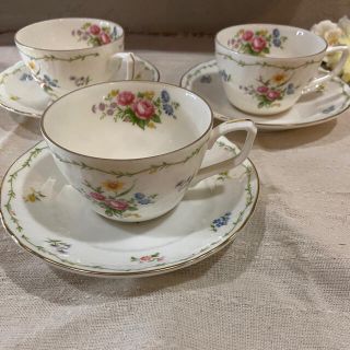 ノリタケ(Noritake)のカップ&ソーサー3客セット ノリタケ(Nitto FINE CHINA)(食器)