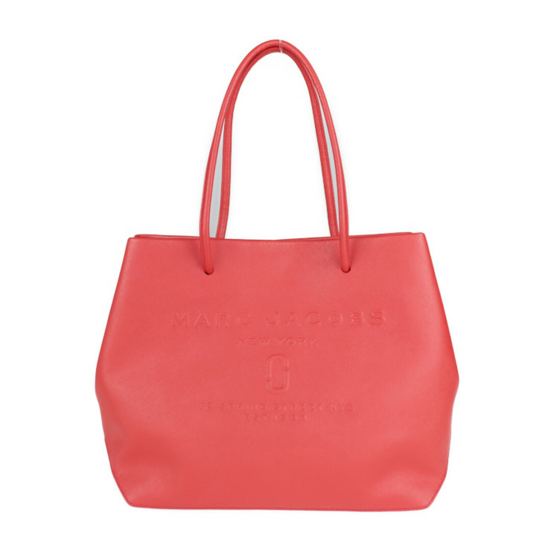 MARC JACOBS(マークジェイコブス)のMARC JACOBS マークジェイコブス  ロゴショッパー トートバッグ M0015766 レザー   BRIGHT RED レッド系 ゴールド金具  ショルダーバッグ 【本物保証】 レディースのバッグ(トートバッグ)の商品写真