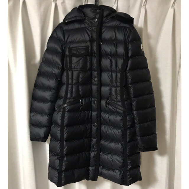 国産】 MONCLER - エルミンヌ ブラック0 【美品】モンクレール ダウン