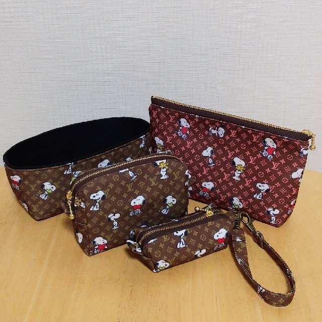 ラブロミ様専用》布バスケット小物入れ他4点セット【モノグ