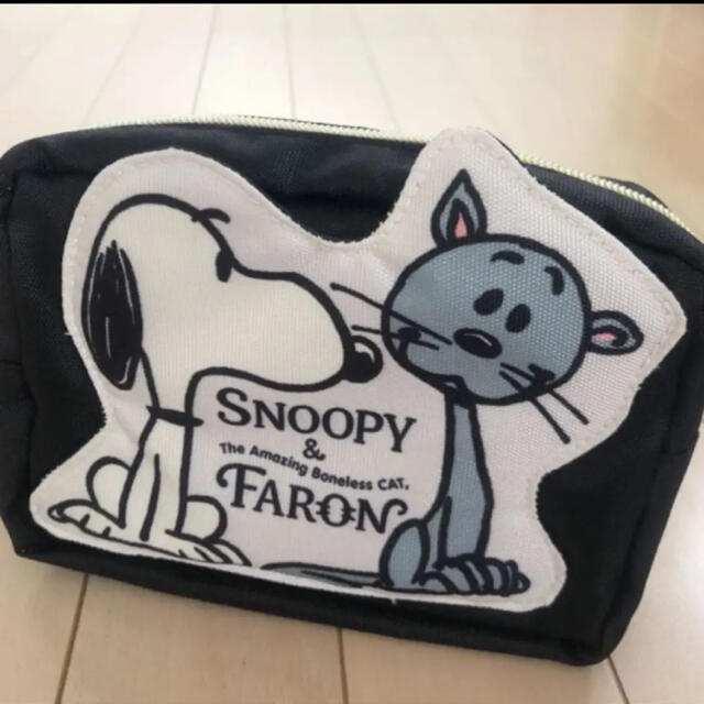 しまむら(シマムラ)のSNOOPY & FARON ポーチ　新品・未使用　コスメポーチ　小物入れ レディースのファッション小物(ポーチ)の商品写真