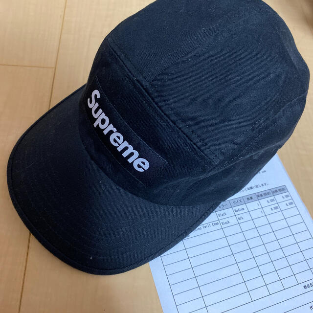 Supreme(シュプリーム)のsupreme washed chino twill camp cap メンズの帽子(キャップ)の商品写真