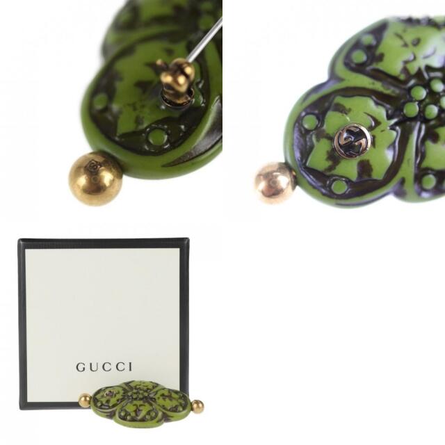 Gucci(グッチ)のGUCCI グッチ ブローチ 【本物保証】 レディースのアクセサリー(ブローチ/コサージュ)の商品写真