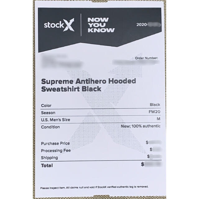 Supreme(シュプリーム)の【supreme】sup× ANTIHERO Hooded Sweatshirt メンズのトップス(パーカー)の商品写真