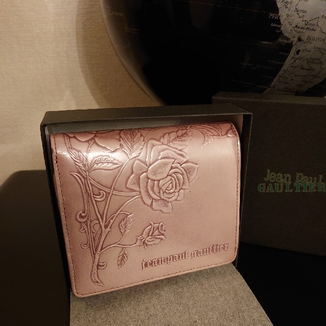 ファッション小物【希少】ジャンポールゴルチエ ニューローズ ピンク バラ 薔薇 財布