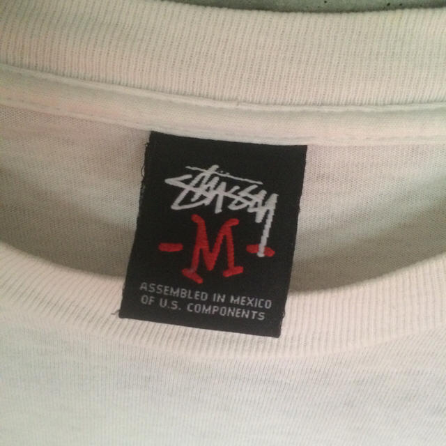 STUSSY(ステューシー)のstussy白Tシャツ メンズのトップス(Tシャツ/カットソー(半袖/袖なし))の商品写真