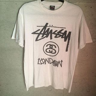 ステューシー(STUSSY)のstussy白Tシャツ(Tシャツ/カットソー(半袖/袖なし))