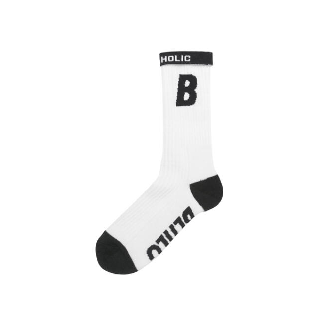 B socks (white/black) メンズのレッグウェア(ソックス)の商品写真