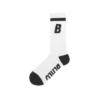 B socks (white/black)(ソックス)