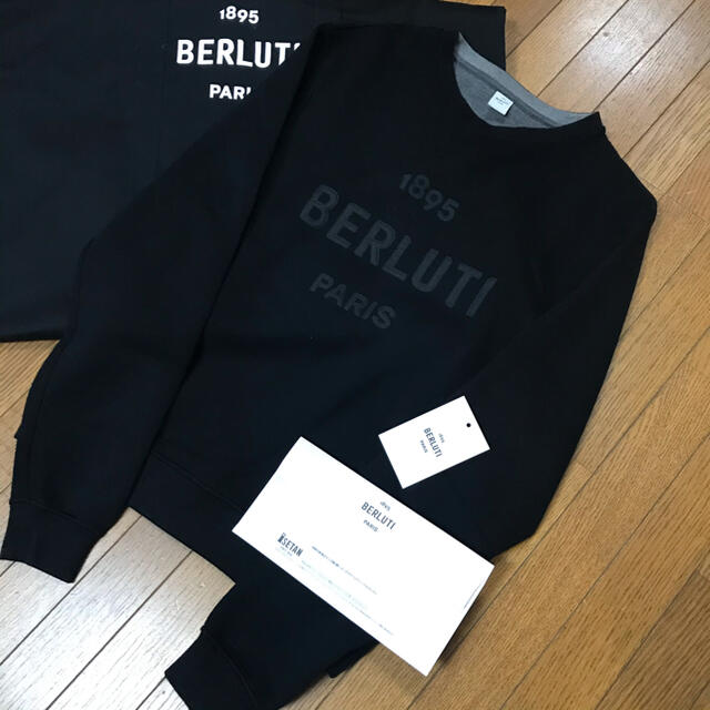 Berluti(ベルルッティ)の定価14万　定番ベルルッティBERLUTI刺繍ロゴスウェット　xs メンズのトップス(スウェット)の商品写真