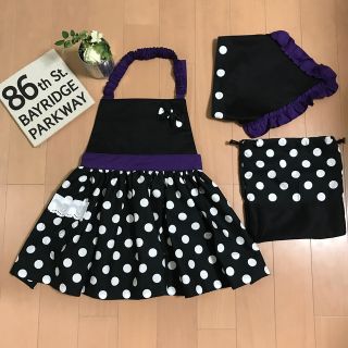 マダムちゃこ様専用　キッズ　エプロン　ハンドメイド(外出用品)