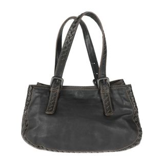 ボッテガヴェネタ(Bottega Veneta)のBOTTEGAVENETA ボッテガヴェネタ イントレチャート  ハンドバッグ 245322 レザー   ブラック   ショルダーバッグ 【本物保証】(ハンドバッグ)