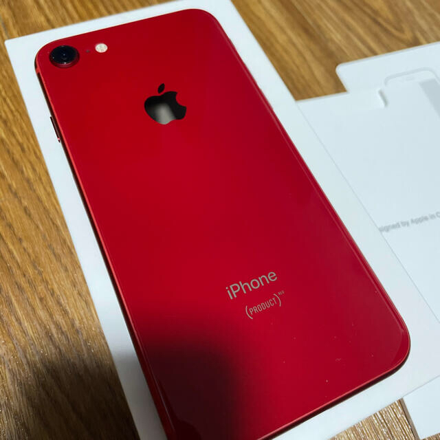 iPhone(アイフォーン)のiPhone8 256gb product Red スマホ/家電/カメラのスマートフォン/携帯電話(スマートフォン本体)の商品写真