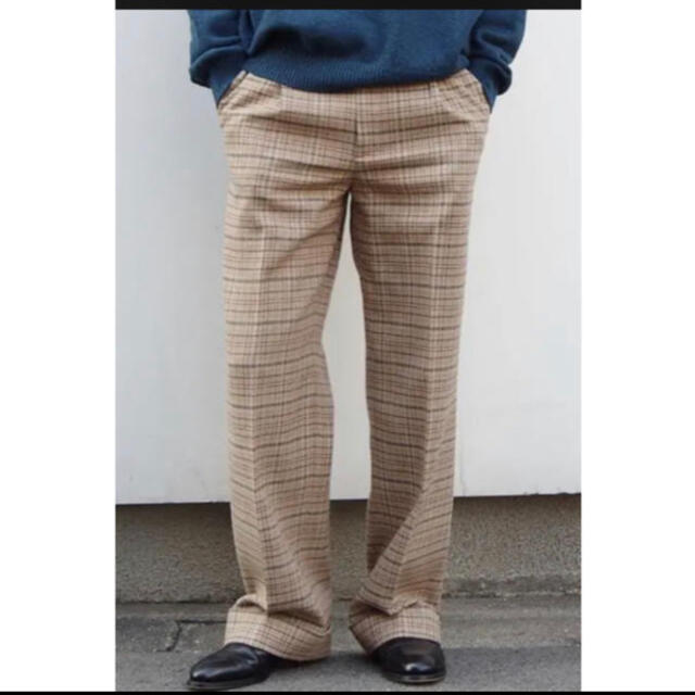 AURALEE オーラリー A9SP06LS LINEN SILK SUMMER TWEED SLACKS リネン シルク サマーツイード スラックス ブラック系 1【新古品】【未使用】