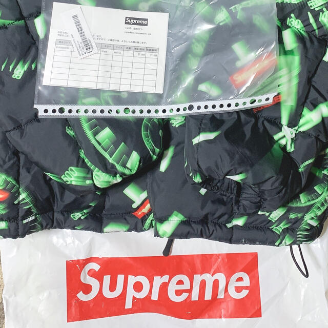 supreme watches reversible puffy jacket