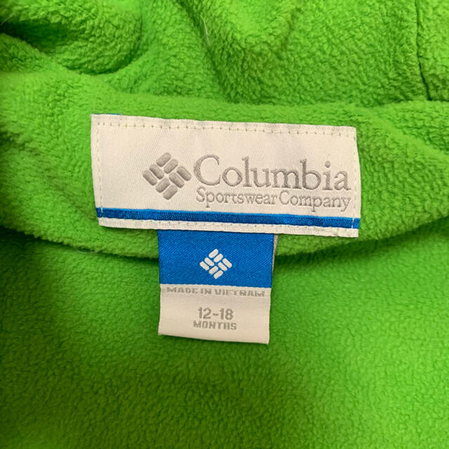 Columbia(コロンビア)の【羽毛】コロンビア Columbia ダウン カバーオール12-18months キッズ/ベビー/マタニティのベビー服(~85cm)(カバーオール)の商品写真