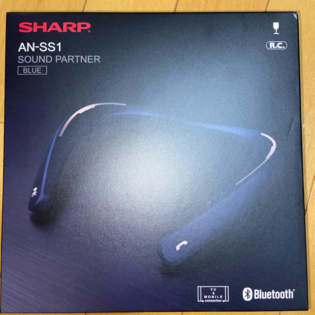 SHARP(シャープ)のシャープ AN-SS1 サウンドパートナー（新品未開封） スマホ/家電/カメラのオーディオ機器(ヘッドフォン/イヤフォン)の商品写真