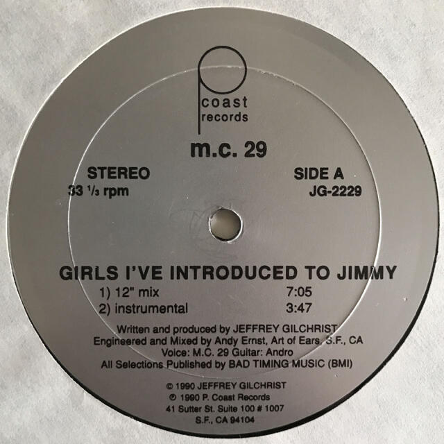 M.C. 29 - Girls I've Introduced To Jimmy