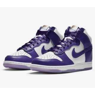 ナイキ(NIKE)のNIKE WMNS DUNK HIGH バーシティパープル  US11(スニーカー)