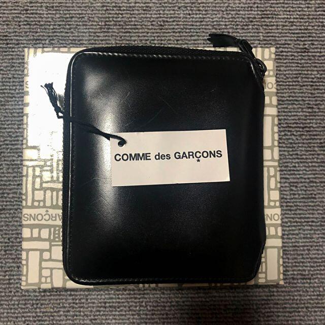 【状態良好】COMME des GARCONS レザー 二つ折り財布 折り財布