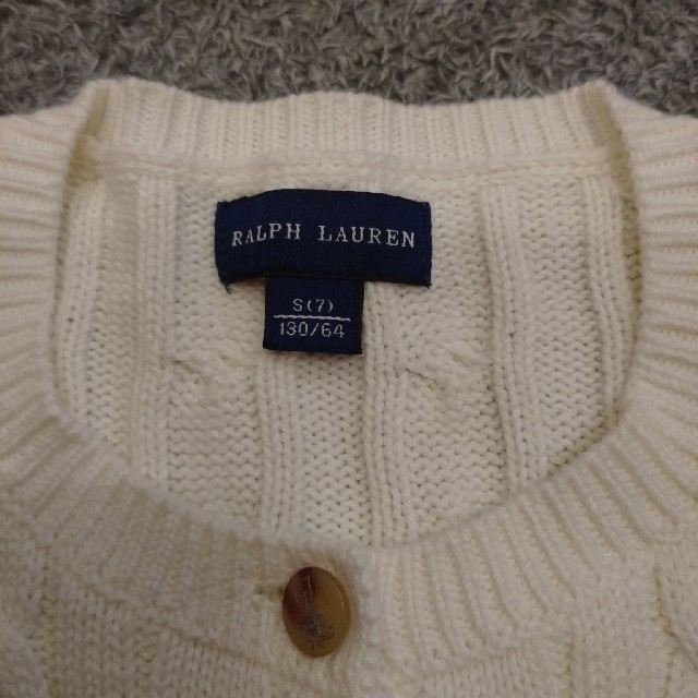 Ralph Lauren(ラルフローレン)のラルフローレン カーディガン 130 キッズ/ベビー/マタニティのキッズ服女の子用(90cm~)(カーディガン)の商品写真