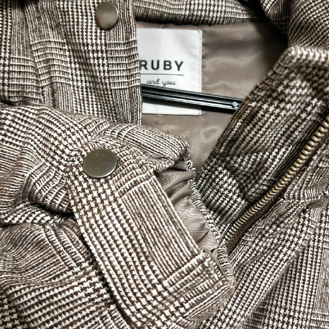 RUBY AND YOU(ルビー アンド ユー)のエコダウンジャケット レディースのジャケット/アウター(ダウンジャケット)の商品写真
