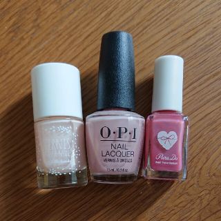 オーピーアイ(OPI)のピンクネイル3本セット(マニキュア)