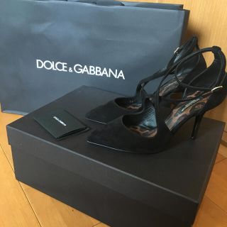 ドルチェアンドガッバーナ(DOLCE&GABBANA)の美品！DOLCE&GABBANA 　パンプス　結婚式　パーティ(ハイヒール/パンプス)