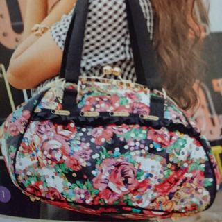 レスポートサック(LeSportsac)のレスポ×マヌーシュ フルールパイエット(ハンドバッグ)