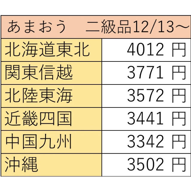 関東信越の方向け　朝採りいちご あまおう 二級品 食品/飲料/酒の食品(フルーツ)の商品写真