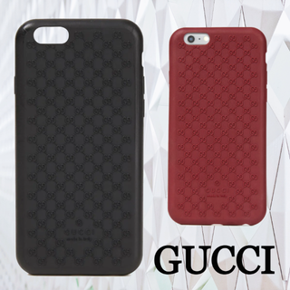 グッチ(Gucci)の★SALE☆【GUCCI】ロゴテクスチャードプラスチックiPhone6ケース(その他)