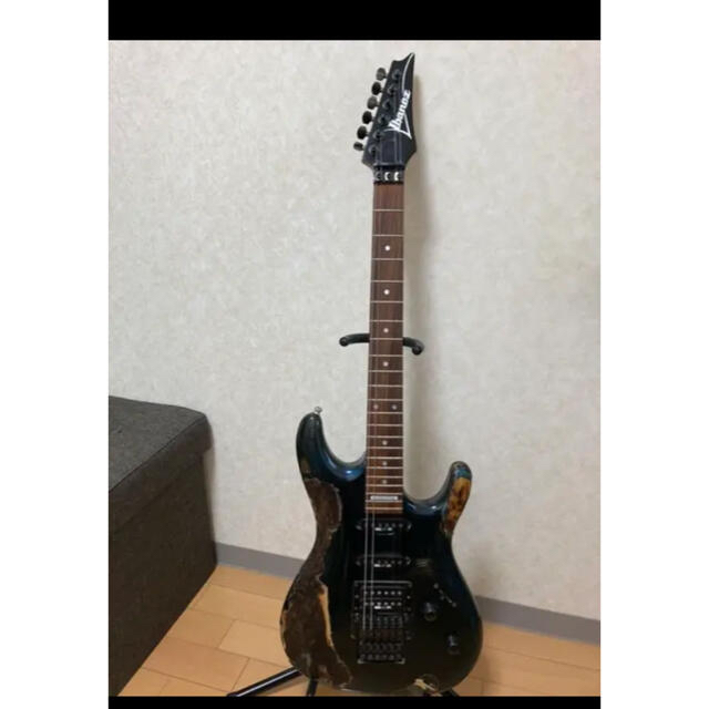 Ibanez エレキギター  Burn加工