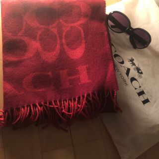 コーチ(COACH)の売り尽くし最終特価！COACH 大判 ストール 新品未使用(ストール/パシュミナ)