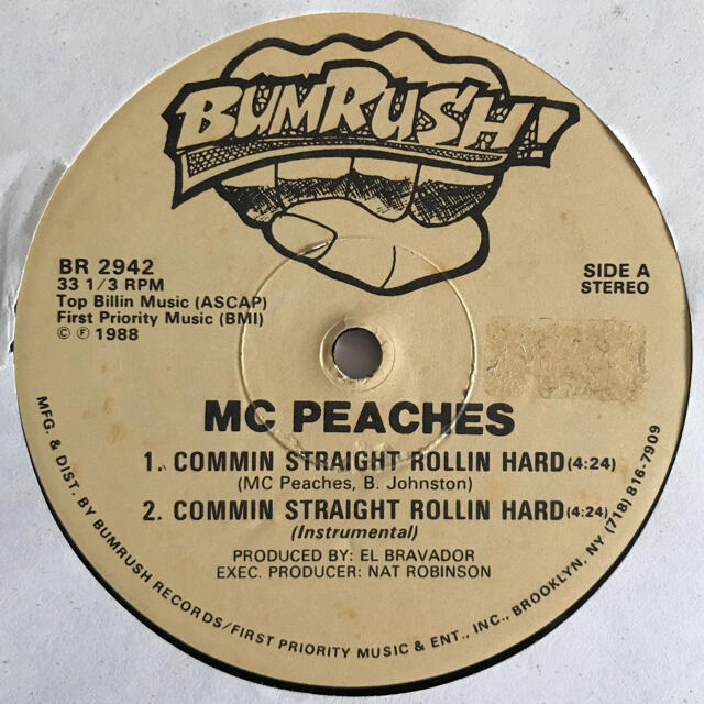 MC Peaches - Commin Straight Rollin Hard