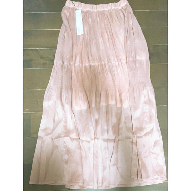 heather(ヘザー)のヘザー　プリーツロングスカート　ピンク レディースのスカート(ロングスカート)の商品写真