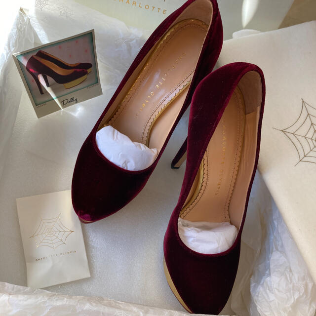 Charlotte Olympia(シャルロットオリンピア)のCHARLOTTE OLYMPIA プラットフォーム付き　パンプス　Dolly レディースの靴/シューズ(ハイヒール/パンプス)の商品写真