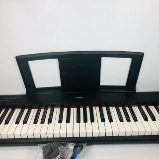 ヤマハ(ヤマハ)の美品　YAMAHA 電子キーボード ブラック NP-11(電子ピアノ)