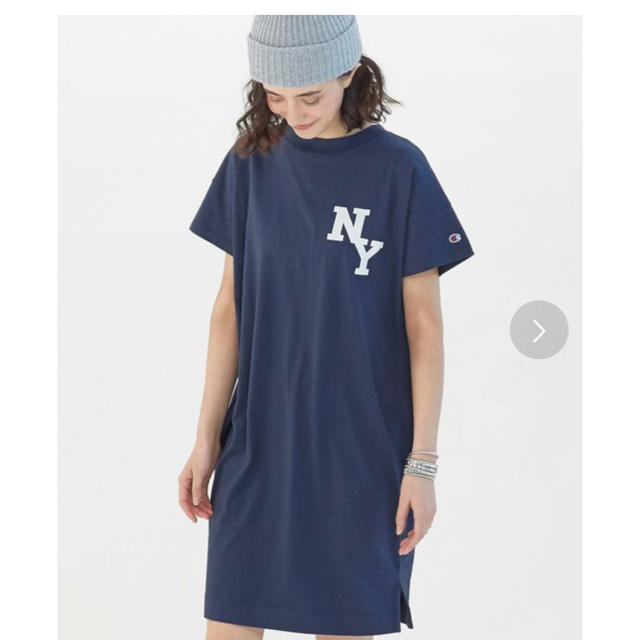 UNITED ARROWS green label relaxing(ユナイテッドアローズグリーンレーベルリラクシング)の未使用！Tシャツワンピース レディースのワンピース(ミニワンピース)の商品写真