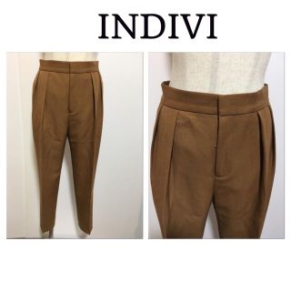 インディヴィ(INDIVI)の専用INDIVI ツータックペグトップパンツ(*^^*)955(カジュアルパンツ)