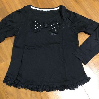 トッカ(TOCCA)のぐし様専用②☆トッカ　黒　カットソー　130・ロングパンツ(Tシャツ/カットソー)