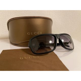 グッチ(Gucci)のレア商品　GUCCI サングラス　マッドブラック(サングラス/メガネ)